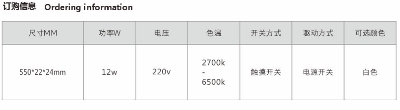 全光譜護眼臺燈加近距離傳感感應(yīng)